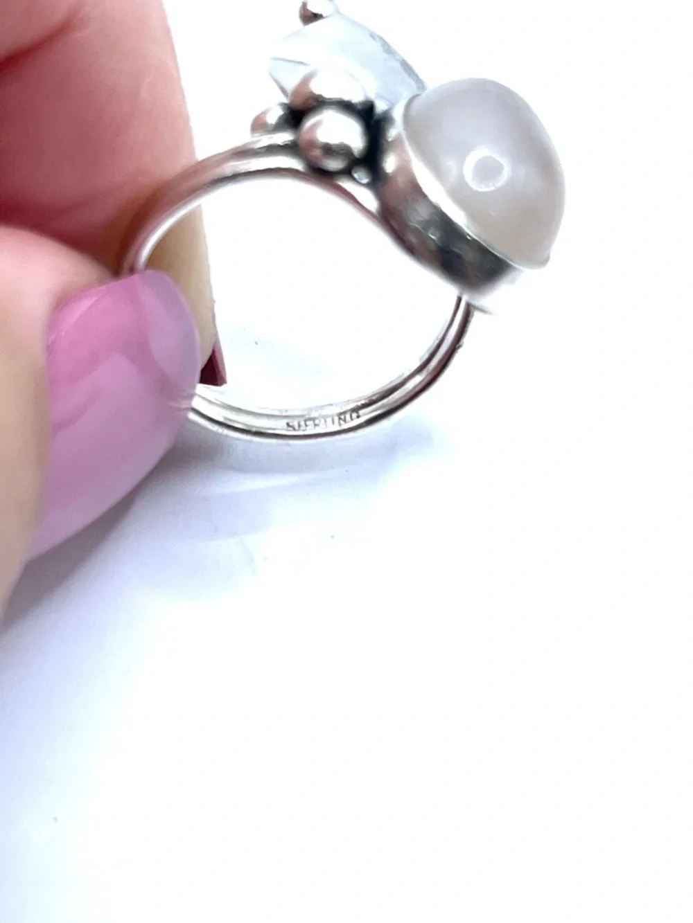 Vintage chic silver